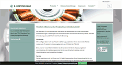Desktop Screenshot of kretzschmar.eu