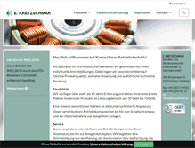 Tablet Screenshot of kretzschmar.eu